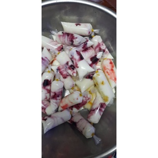 Combo 30 bịch Sữa chua trái cây dẻo, sữa chua bịch, sữa chua nhà làm (mix vị)