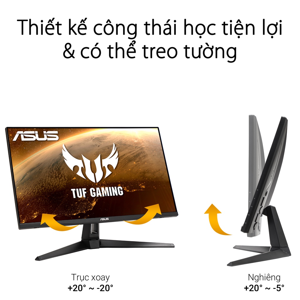 Màn hình ASUS TUF Gaming VG27AQ1A 27 inch WQHD IPS/250 nits/16:9/170Hz/1ms - Hàng Chính Hãng