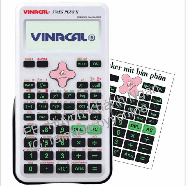Sticker dán casio580/vinacal