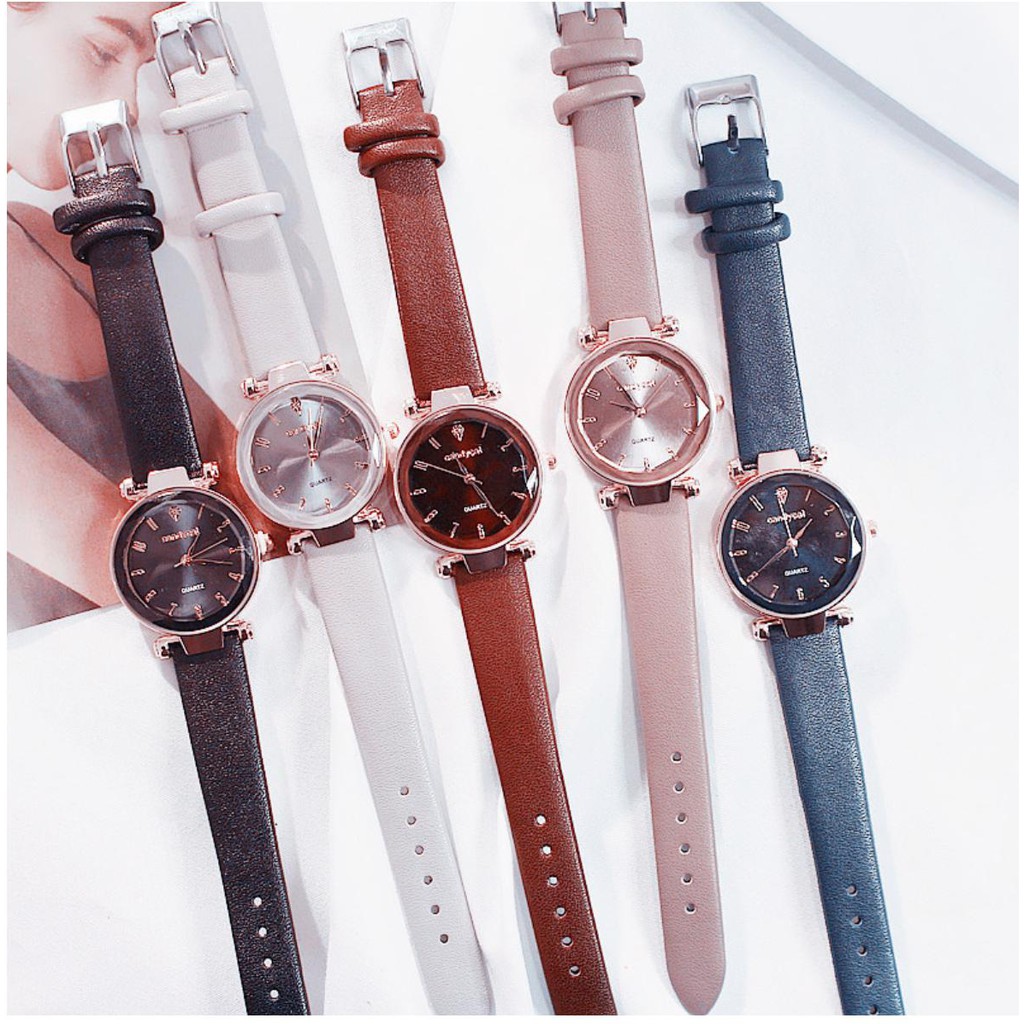 ĐỒNG HỒ NỮ DÂY DA CANDYCAT C245 MẶT SAO ĐÊM PHONG CÁCH HÀN QUỐC | BigBuy360 - bigbuy360.vn