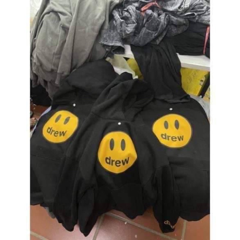 Áo Hodies Nỉ Mũ Drew Mặt Cười