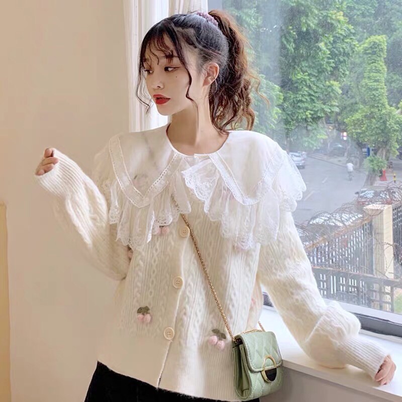 ÁO SƠMI KIỂU 🎀[Có Ảnh Thật]🎀 CỔ LÁ SEN VIỀN REN VOAN TAY BỒNG ĐỦ MÀU CỰC XINH