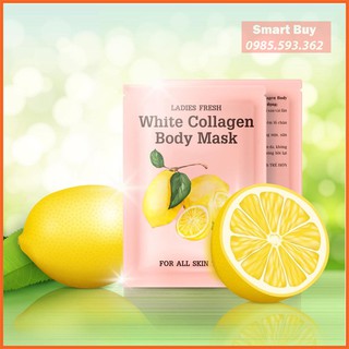 Ủ Trắng Toàn Thân White Collagen Body Mask Thái Lan 50ml - Hộp 3 Gói