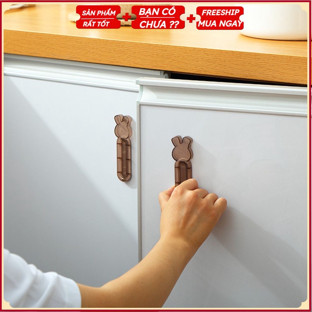 Tay Kéo Cửa Kính Thỏ Gấu Decor Kiểu Mới CDS1548 (Giao Mẫu Ngẫu Nhiên)