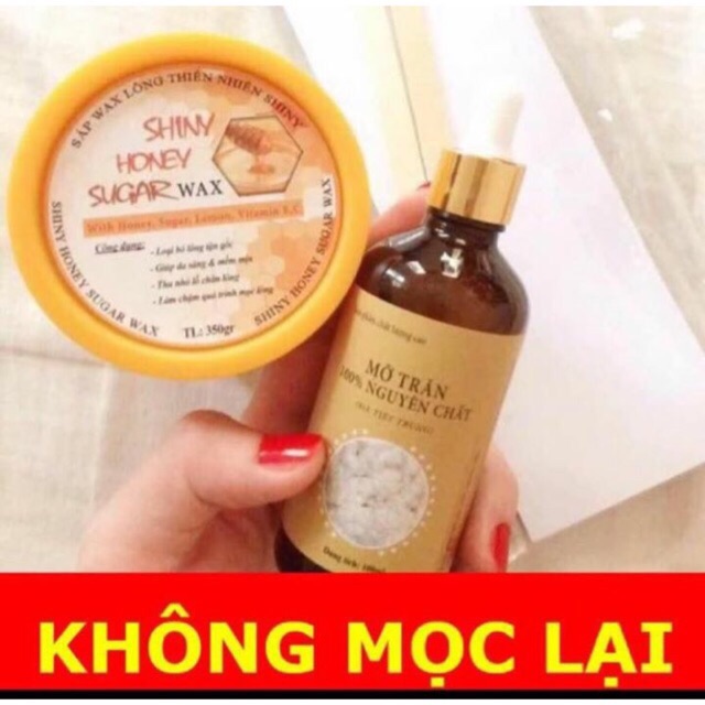 Combo Wax mật ong shiny + Mỡ trăn