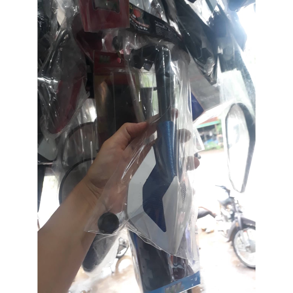 Gương chiếu hậu xe máy thời trang mẫu Xéo, kính chiếu hậu Xéo