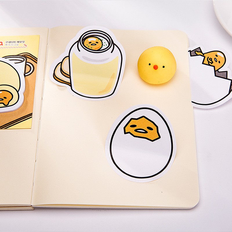 Giấy note ghi chú trứng Gudetama