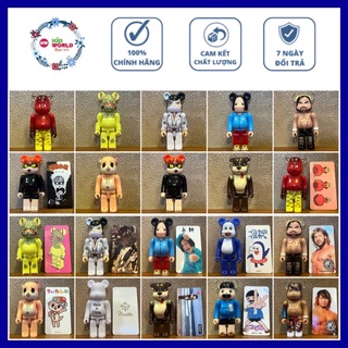 Chú gấu "bụng phệ" Bearbrick 100%, Artist Series. MS: 02.