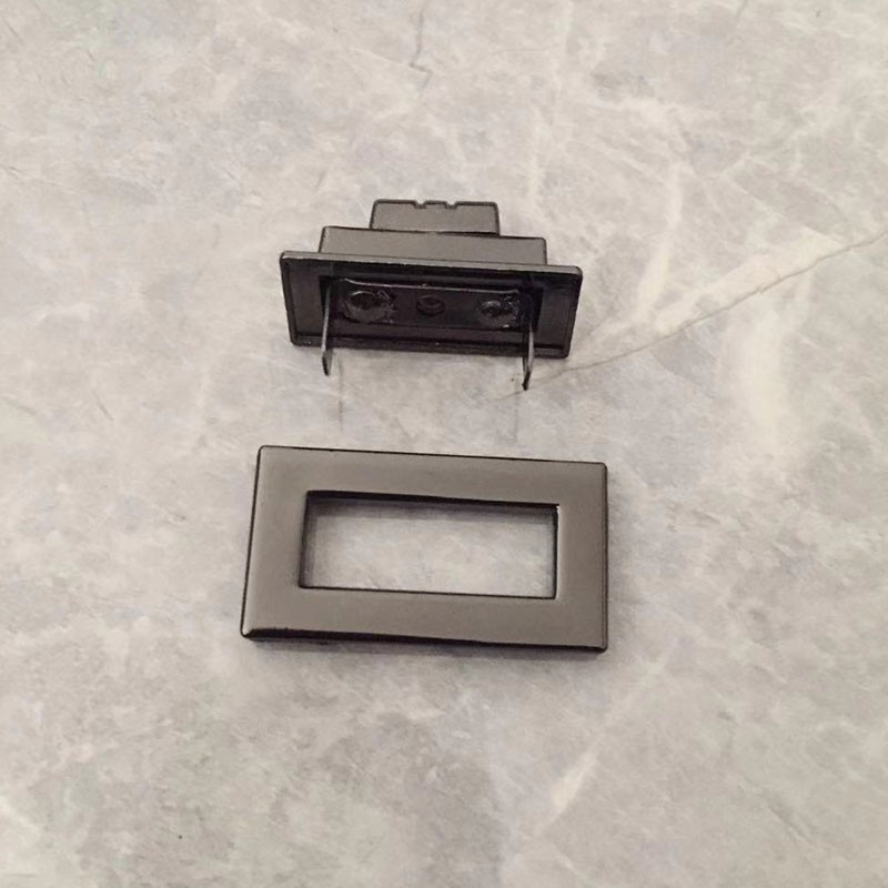 Khóa xoay cài túi hình chữ nhật