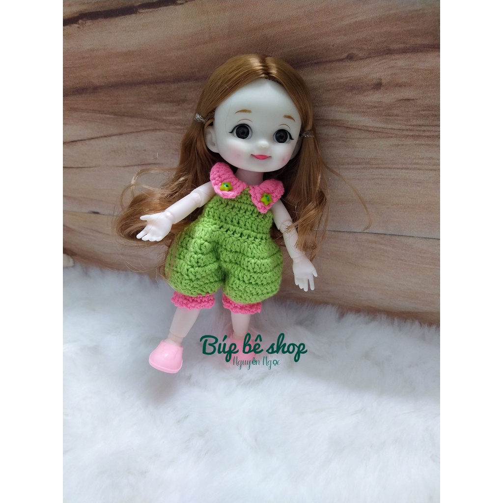 Đầm bí cho búp bê 1/8, búp bê baboliy 16cm xinh xắn đáng yêu