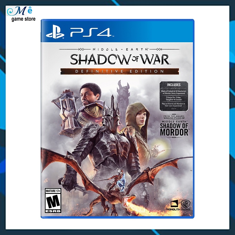 Trò chơi PS4 Middle-earth: Shadow of War Definitive Edition