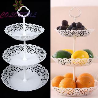 Giá đỡ trưng bày trái cây 3 tầng PP 25.5*40cm tiện dụng