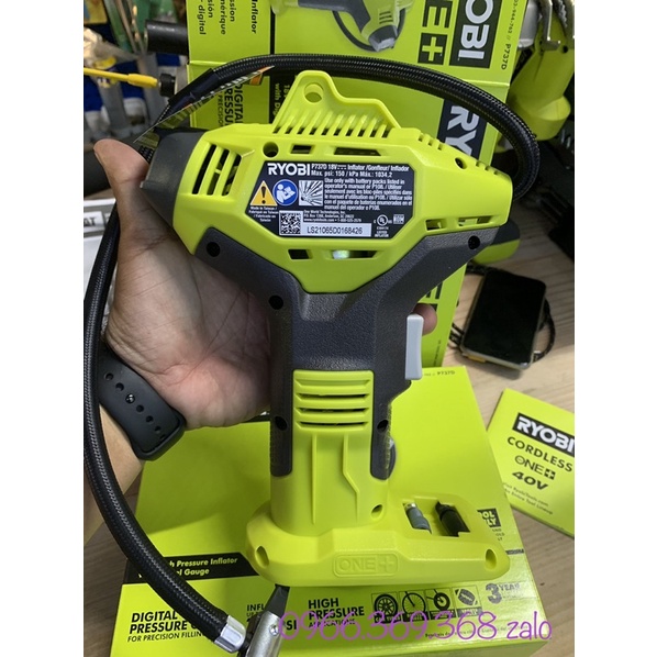 Máy bơm hơi  Ryobi ONE+ 18V P737D