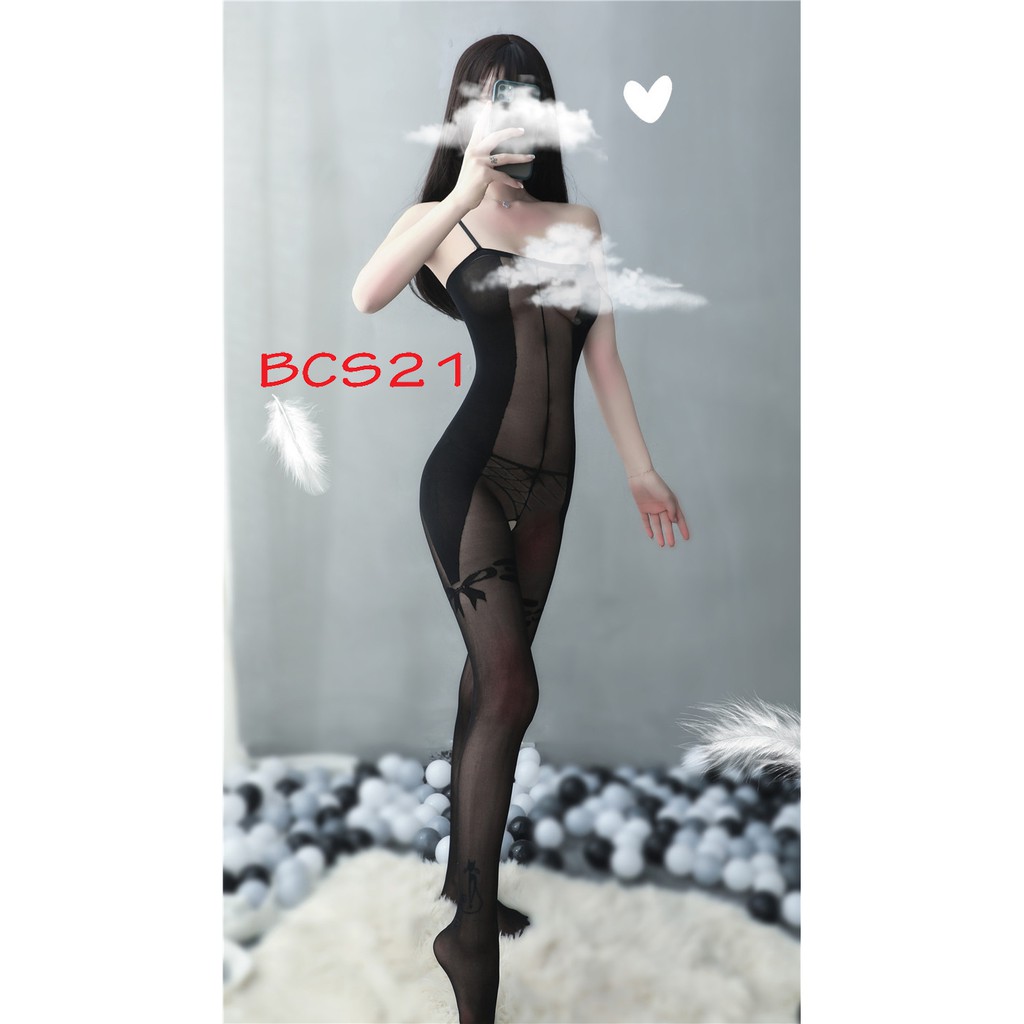 No. 54 N47 70 💕CHE TÊN💕 Cosplay Liền Thân Xuyên Thấu Hở Đáy / Đồ Ngủ Phòng The Quyến Rũ Vải Mịn Bodystocking BCS21 | BigBuy360 - bigbuy360.vn