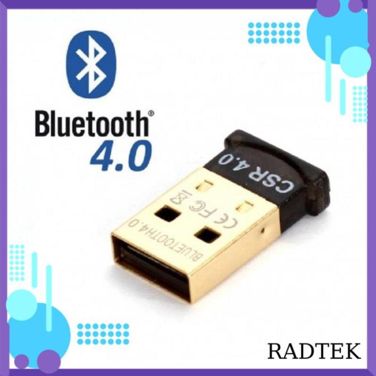 [CẮM LÀ CHẠY] USB Bluetooth 4.0 dành cho máy tính, laptop mẫu mới nhất 2021 không cần cài đặt