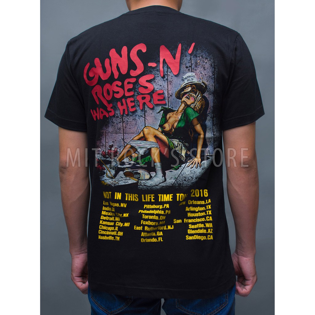 Áo Guns n Roses - Rock band tee - Áo Rock - Size S, M, L, XL, XXL - Áo Thái Lan