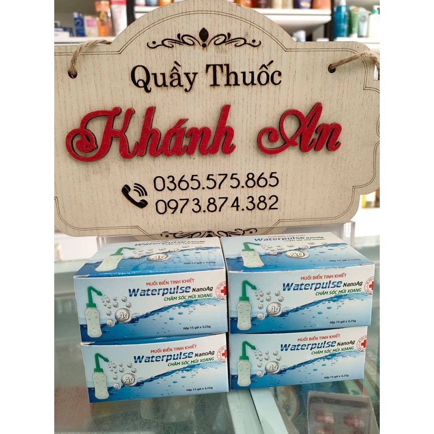 Bình rửa mũi Waterpulse Nano Bạc - Rửa sạch khoang mũi