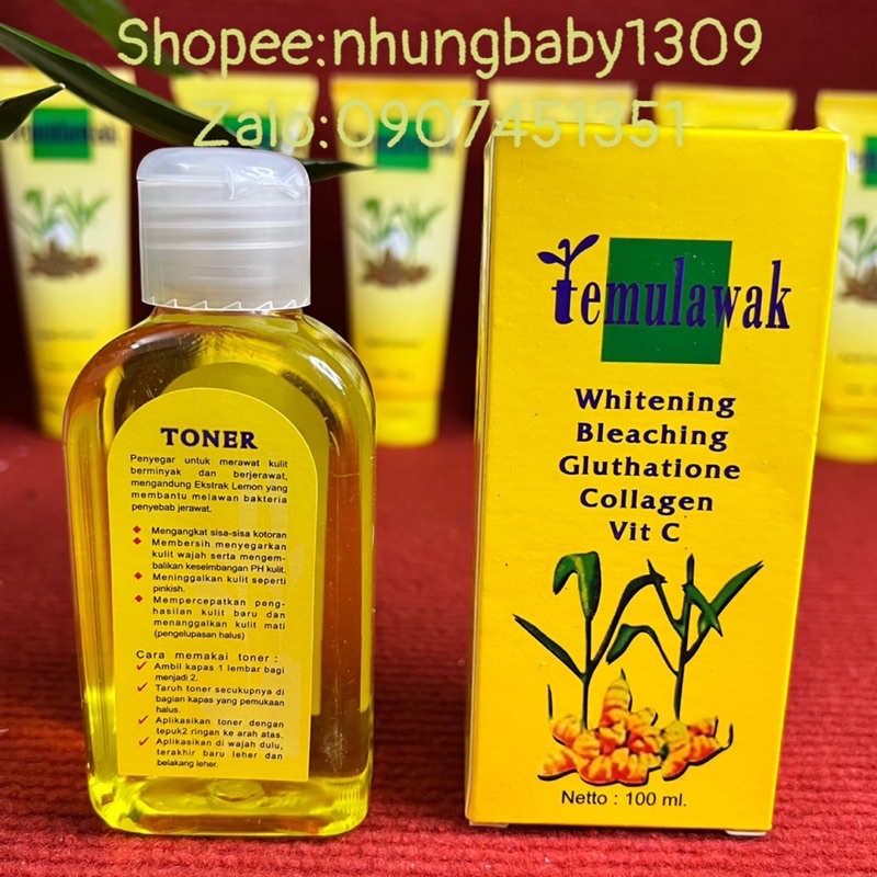 Temulawak Toner nhập khẩu