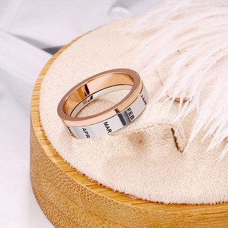 Nhẫn xoay ngày tháng N327 Andhere