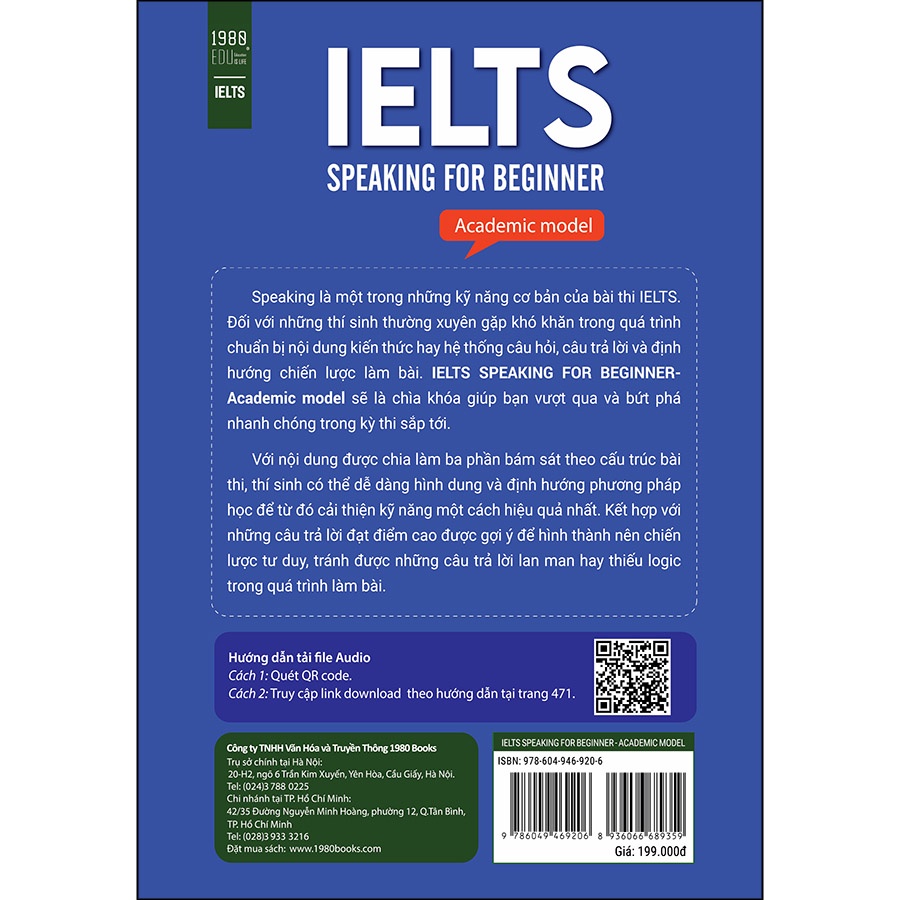 Sách - Ielts Speaking For Beginner - Academic Model