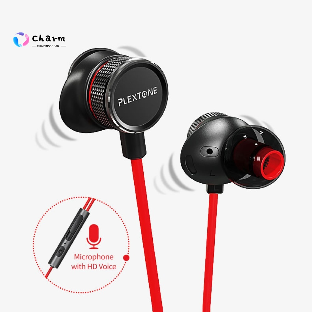 [CM] Availble PLEXTONE G15 3.5mm Wired In-Ear Earphone Volume Control Game Headphone with Mic