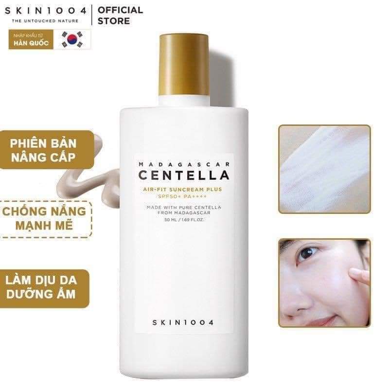 Kem chống nắng Skin1004 Madagascar Centella Air-Fit Suncream Plus chống trôi 50ml - KCN