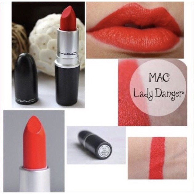 Son MAC Chili - Ruby woo - Lady Danger