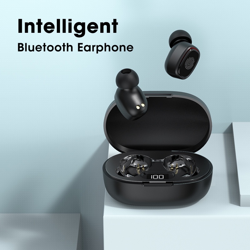 SHIP NHANH Tai nghe Bluetooth TWS không dây âm thanh nổi HiFi Điều khiển cảm ứng Màn hình LED chống nước