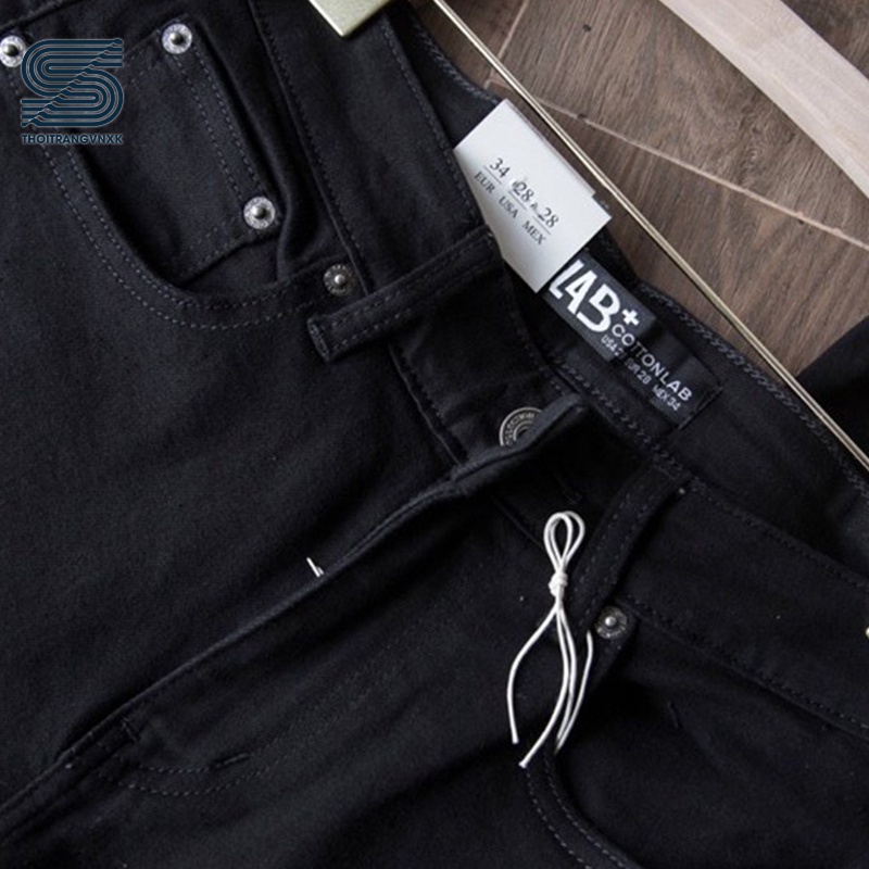 Quần jean nam đen cao cấp không phai màu form slimfit Sonvnxk - QJS210401 | BigBuy360 - bigbuy360.vn