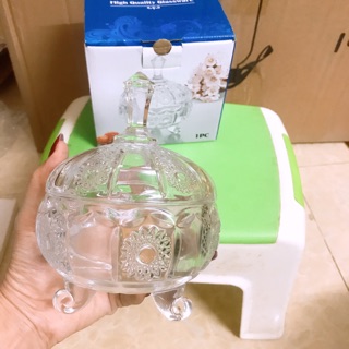 Thố mứt thuỷ tinh D643