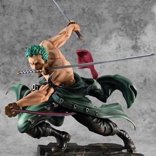 Mô hình nhân vật Zoro - Roronoa Tam kiếm - Có hiệu ứng kiếm haki Vua hải tặc One Piece Figure