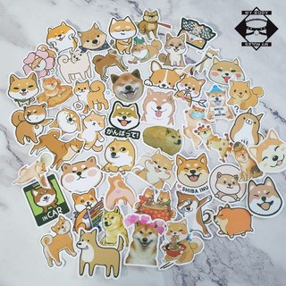 (104) Bộ hình dán/sticker/decal Shiba Inu.