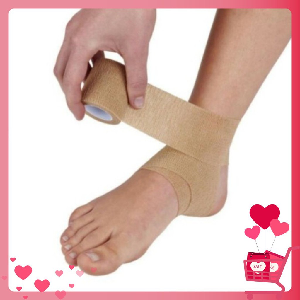 Rẻ vô địch Băng cuốn tự dính,thể thao bóng chuyền, bảo vệ bóng rổ mắt cá chân bảo vệ đầu gối băng bảo vệ cơ khớp