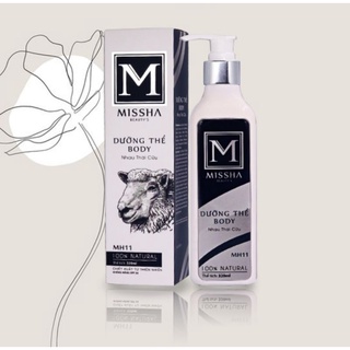 Kem missha dưỡng thể trắng da thai cừu 320ml