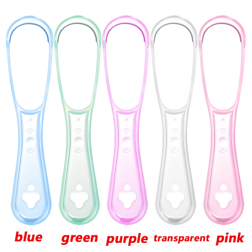 [Hàng mới về] Dụng cụ cạo làm sạch lưỡi DIACHA hai mặt bằng silicone loại bỏ hơi thở có mùi chăm sóc sức khỏe răng miệng