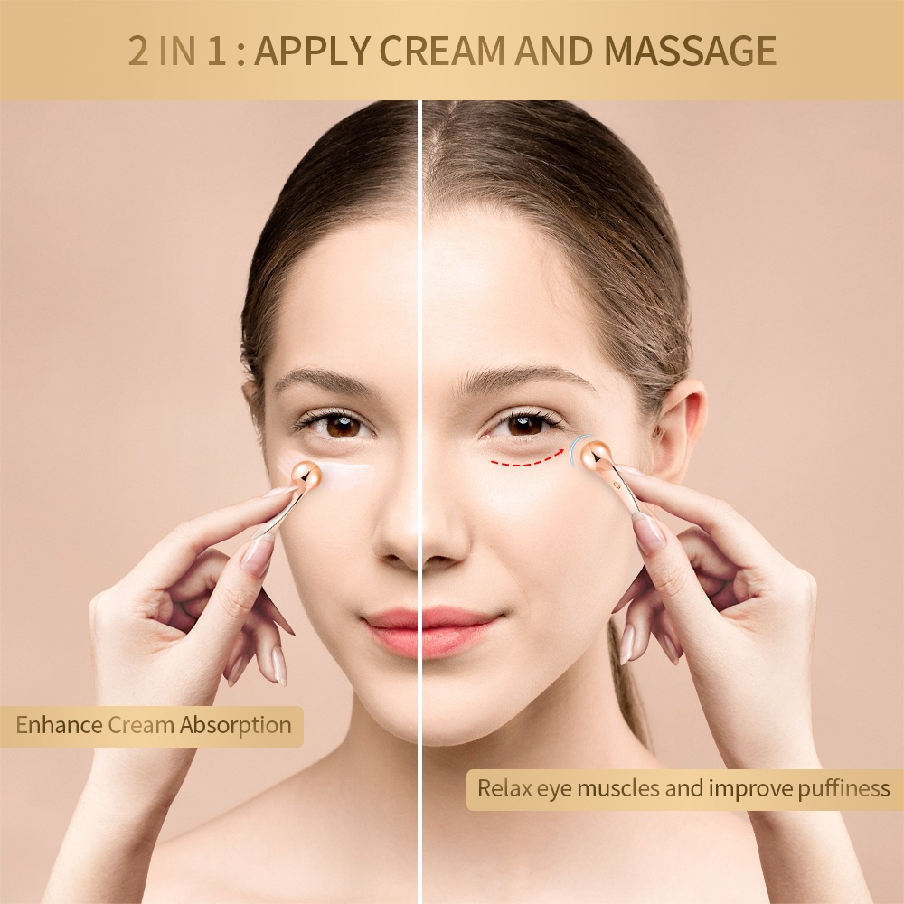 Foreverlily Cây lăn mát xa mắt thủ công làm đẹp hiệu quả