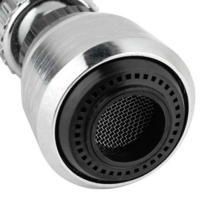 Đầu vòi tăng áp rửa chén xoay 360 đa chiều, 2 chế độ phun tiết kiệm nước - QM0030