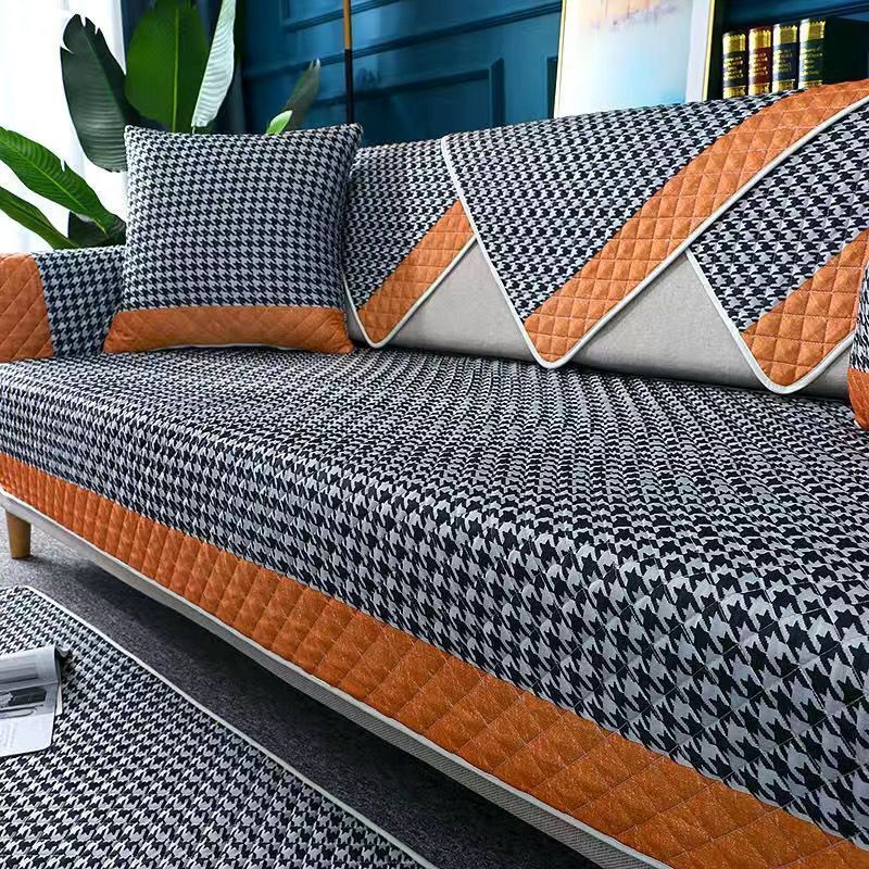 Vỏ Bọc Ghế Sofa 1/2/3/4/ Chỗ Tựa Tay Vịn/L Chống Trượt Bằng Vải Cotton In Họa Tiết Dễ Thương Tiện Dụng
