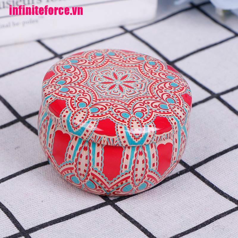 (Hàng Mới Về) Hộp Đựng Nến Rỗng Bằng Thiếc Tự Nhiên 1 Cái