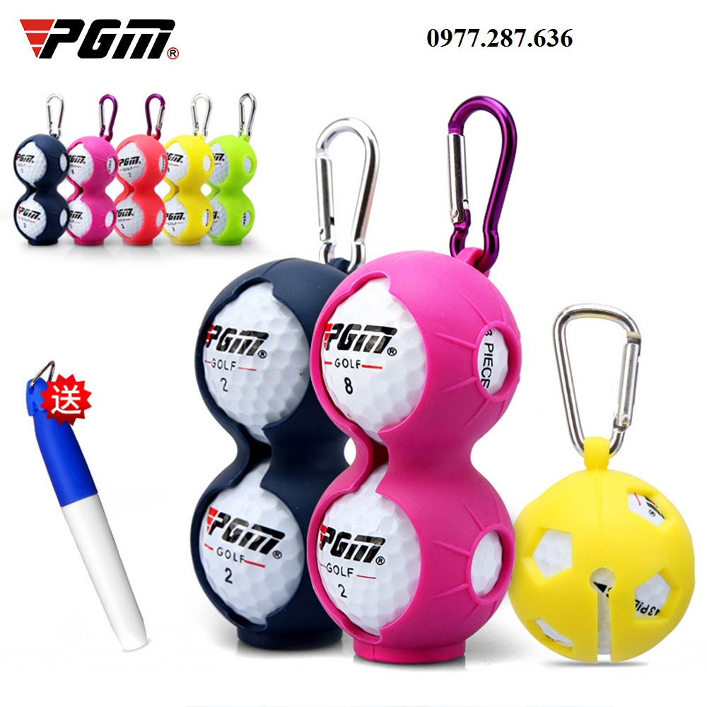 Túi đựng bóng golf PGM tiện lợi chất liệu cao su đàn hồi độ bền cao kháng nước tiện lau chùi TB004