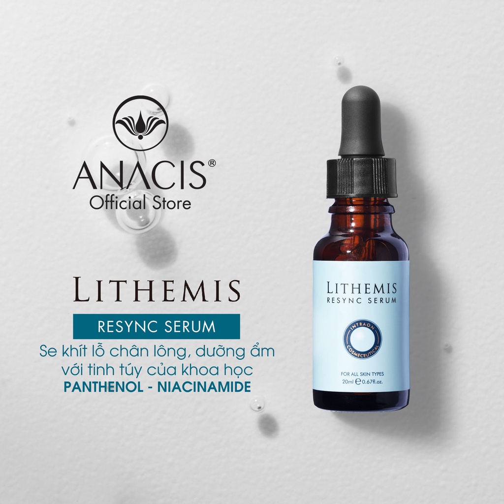 Serum cấp ẩm phục hồi da Lithemis Resync Serum thương hiệu Anacis 20ml