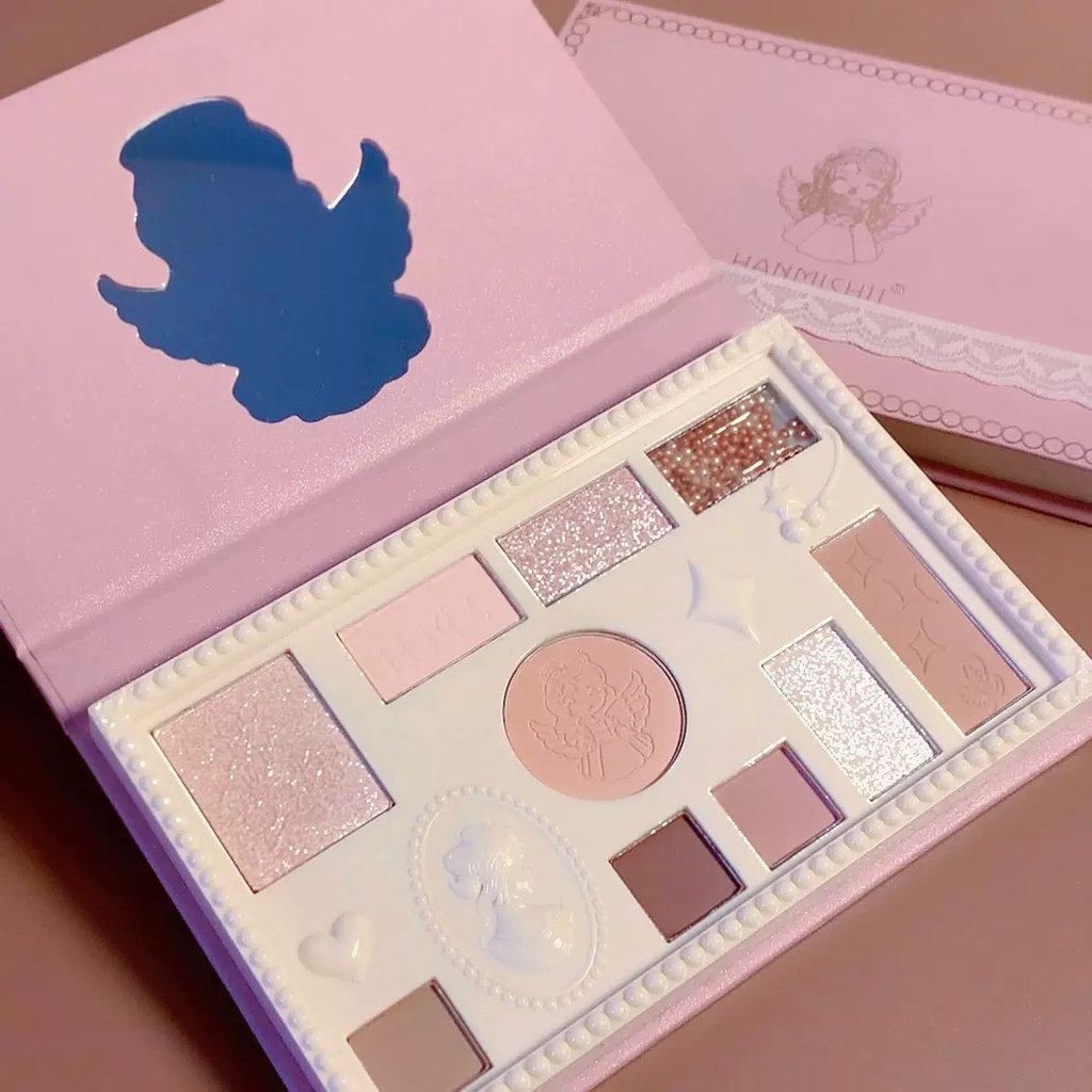 BẢNG MẮT THIÊN THẦN kèm má hồng + bắt sáng