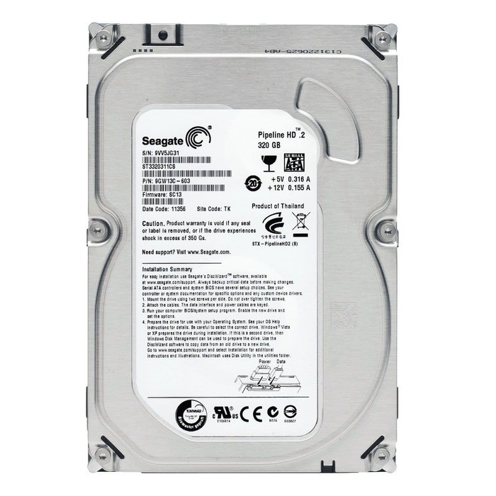 Ổ Cứng Trong 320gb 3.5 Inch Sata Hdd Cho Máy Tính Để Bàn