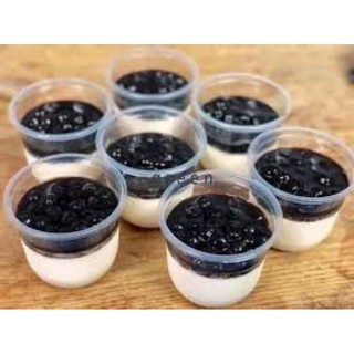 Set 50 Bộ ly bầu cốc bầu cốc chữ u đựng chè tàu hũ trà sữa greenkios