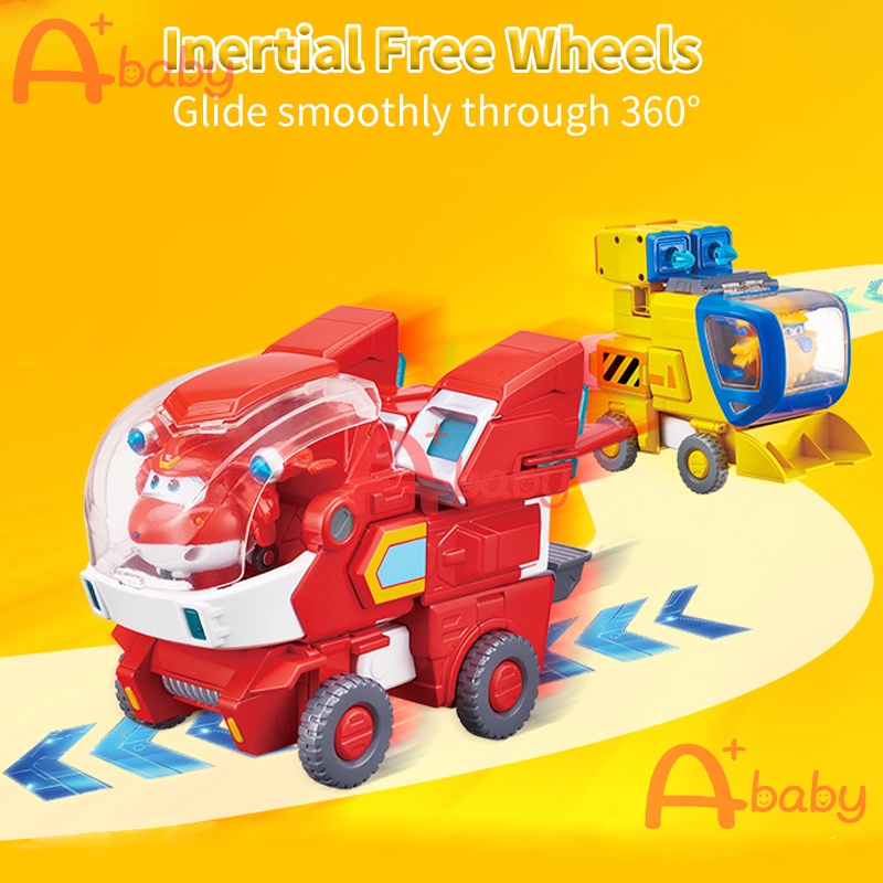 Super Wings Đồ chơi robot biến hình vui nhộn kích thước 18cm