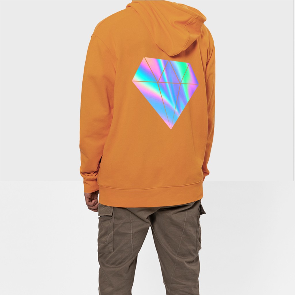 Áo Khoác Nỉ Hoodie Phản Quang Kim Cương Unisex Freesize Dưới 65 Kg | BigBuy360 - bigbuy360.vn