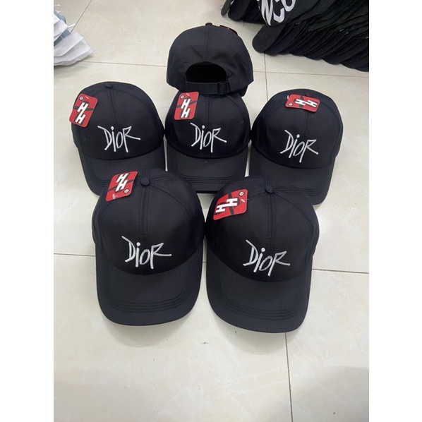 [ MŨ LƯỠI TRAI ] Mũ lưỡi trai kaki đen thêu nhiều logo