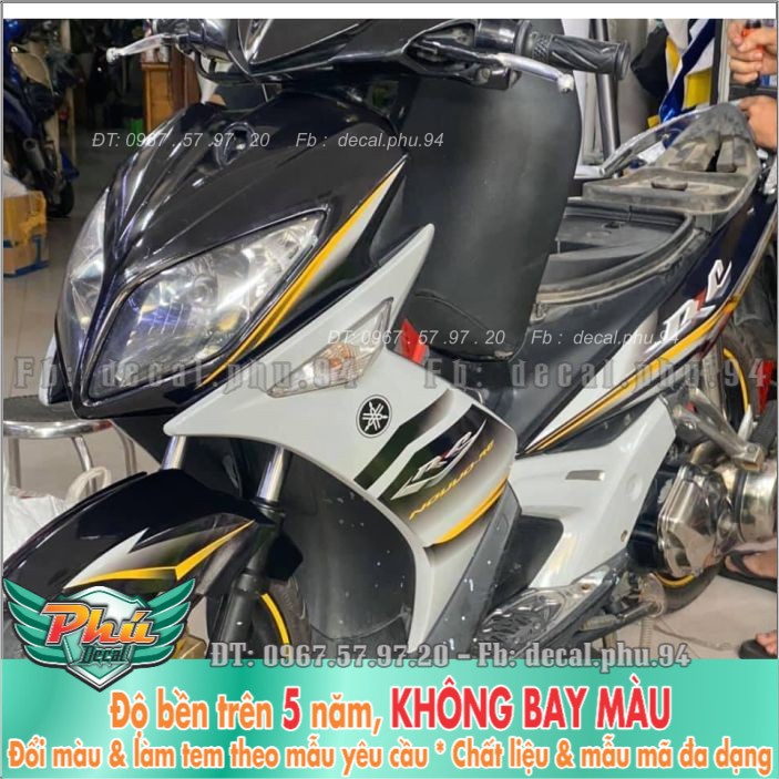 Tem rời Novo Rc Trắng đen vàng (B) -1