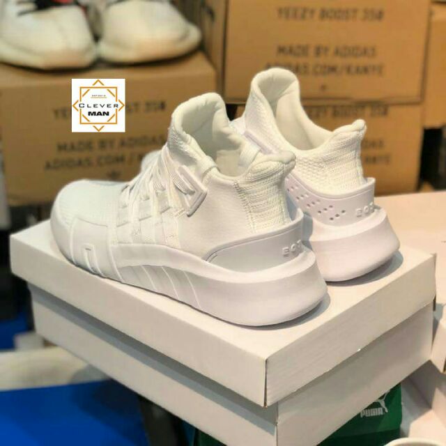 GIẦY đẹp (FULLBOX)  Giày thể thao EQT ADV 2018 FULL WHITE Trắng giá tốt . . . . hot ³