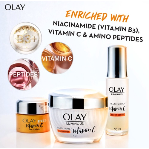 Kem Dưỡng Trắng Da Olay Luminous White Radiance Niacinamide + Vitamin C Moisturizer 50 g